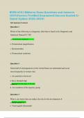 NURS 6551 Midterm Exam Questions and Answers 100&percnt;Correct&sol;Verified Guaranteed Success Graded A&plus; &lpar;latest Update 2023&sol;2024&rpar;