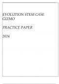 EVOLUTION STEM CASE GIZMO PRACTICE PAPER 2024