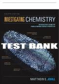 Test Bank For Investigating Chemistry Fourth Edition All Chapters - 9781319079468