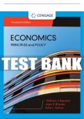 Test Bank For Economics: Principles & Policy - 14th - 2020 All Chapters - 9781337696326