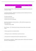 BIOS242 Exam 01 Exam&vert; Latest Update 2024&vert; Answered