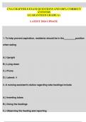 CNA CHAPTER 8 EXAM QUESTIONS AND 100&percnt; CORRECT ANSWERS GUARANTEED GRADE A&plus;  LATEST 2024 UPDATE