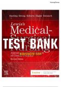 Test Bank - Lewis's Medical Surgical Nursing (11th Edition by Harding)