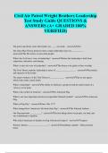 WRIGHT BROTHERS EXAM BUNDLE WITH COMPLETE SOLUTIONS GRADED A&plus;