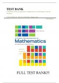 A Problem Solving Approach to Mathematics for Elementary School Teachers 12th Edition Rick Billstein&comma; Shlomo Libeskind & Johnny Lott &ndash; Complete Test Bank &lpar;All Chapters&rpar;