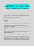 CAPQuizzer - Civil Air Patrol - Wright Brothers Exam QUESTIONS & ANSWERS 2024 &lpar; A&plus; GRADED 100&percnt; VERIFIED&rpar;