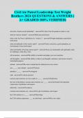 Civil Air Patrol Leadership Test Wright Brothers 2024 QUESTIONS & ANSWERS &lpar; A&plus; GRADED 100&percnt; VERIFIED&rpar;