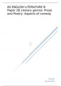 AQA AS ENGLISH LITERATURE B Paper 2B QUESTION PAPER AND MARK SCHEME JUNE  2023