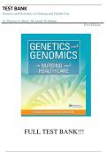 Test Bank For Genetics and Genomics in Nursing and Health Care First Edition by Theresa A. Beery, M. Linda Workman||ISBN NO:10,0803624883||ISBN NO:13,978-0803624887||All Chapters Covered||Complete Guide A+