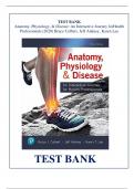 Test Bank for Anatomy&comma; Physiology&comma; & Disease&colon; An Interactive Journey for Health Professionals 3rd Edition by Colbert&comma; All Chapters 1-16 &lpar;Complete Download&rpar;&period; 485 Pages