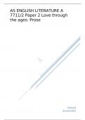 AQA AS ENGLISH LITERATURE A Paper 2 Mark scheme June 2023