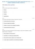NR 283 PATHOPHYSIOLOGY EXAM 1B QUESTIONS WITH 100% CORRECT MARKING SCHEME 