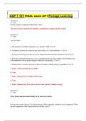 &bull;&Tab; A&P 1 101 FINAL exam AP1 Portage Learning