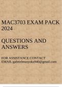 MAC3703 Exam pack 2024(Questions and answers)