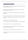 galen pharm exam 2&vert;112 Exam Questions And Answers