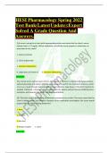 HESI Pharmacology Spring 2022 Test Bank&lpar;Latest Update&rpar;&colon;Expert Solved A Grade Question And Answers&period;   1