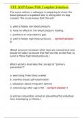 NYU HAP Exam With Complete Solutions