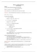 Samenvatting Further Mathematics For Economic Analysis -  Difference- and Differential Equations Lectures
