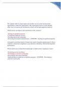 C429 HEALTHCARE OPERATIONS MANAGEMENT WGU EXAM  &sol; C 429 HEALTHCARE OPERATIONS MANAGEMENT WGU EXAM 180 REAL EXAM QUESTIONS AND ANSWERS  &vert; COMPLETE VERSION