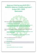 Maternal-Child Nursing NUR 2513 &sol;  NUR2513