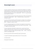 Greenlight exam Questions And Answers All Verified 