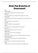 Brain Pop Branches of Government 2023-2024