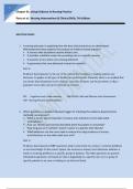 Test Bank For Nursing Interventions & Clinical Skills 7th Edition &lpar; Patricia A&period; Potter&comma; 2019&rpar; All Chapters 1-32&vert; Latest Edition