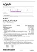 AQA A-level BIBLICAL HEBREW _  Paper 2 Prose Literature _ QP 2023 