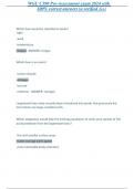 WGU C190 Pre-Assessment exam 2024 with 100&percnt; correct answers &lpar;a verified A&plus;&rpar;