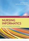 Nursing informatics and foundation 4th edition 