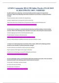 ATI RN Community HEALTH Online Practice EXAM 2019 B &lpar;2024 UPDATE&rpar; 100&percnt; VERIFIED