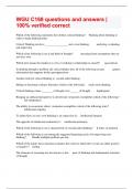 WGU C168 Exam &vert; Latest Bundle