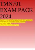 TMN701 EXAM PACK 2024 