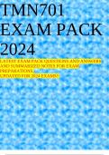 TMN701 EXAM PACK 2024