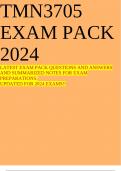TMN3705 EXAM PACK 2024 