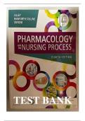 Test Bank for Pharmacology and the Nursing Process 8th Edition by Linda Lane ISBN:9780323358286 | Complete Guide A+