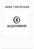 Grade 7 Mathematics Study guide