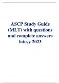 ASCP Study Guide (MLT)