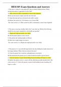 HESI RN Exam Questions and Answers