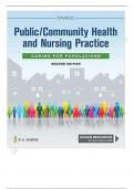 Test bank for public community health and nursing practice Latest Update 2023-2024