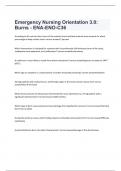 Emergency Nursing Orientation 3&period;0&colon; Burns - ENA-ENO-C36