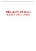 PRIVATE PILOT STAGE CHECK ORAL GUIDE 2023/2024 SPRING EXAM SERIES.