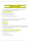 NEW GENERATION ATI PN COMPREHENSIVE PREDICTOR  2024 REAL EXAM 180 Questions and Answers GRADED A+