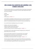C840 Question and answers 100&percnt; correct 2023&period;2024 WGU Course C840 Question and answers 100&percnt; correct 2023&period;2024 C840 Practice Assessment Question and answers already passed 2023&period;2024