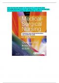 TEST BANK FOR MEDICAL SURGICAL: CONCEPTS FOR INTERPROFFESSIONAL COLLABORATIVE CARE 9TH EDITION IGNATAVICIUS (COMPLETE CHAPTERS) RATED A+