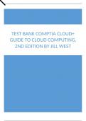 Solutions For CompTIA Cloud+ Guide to Cloud Computing, 2nd Edition by Jill West.docx
