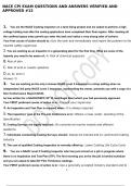 NACE CPI EXAM QUESTIONS AND ANSWERS VERIFIED AND APPROVED #12.
