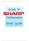 Maths study guide