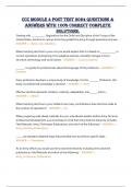 CCC Module 4 Post Test 2024 Questions & Answers with 100&percnt; Correct Complete Solutions&period;