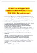 PRSA APR Test Questions COMPLETE SOLUTION Questions  With 100% Correct Answers
